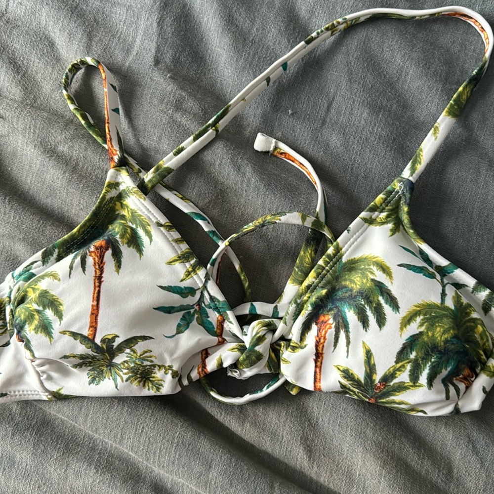 Palm tree bikini top